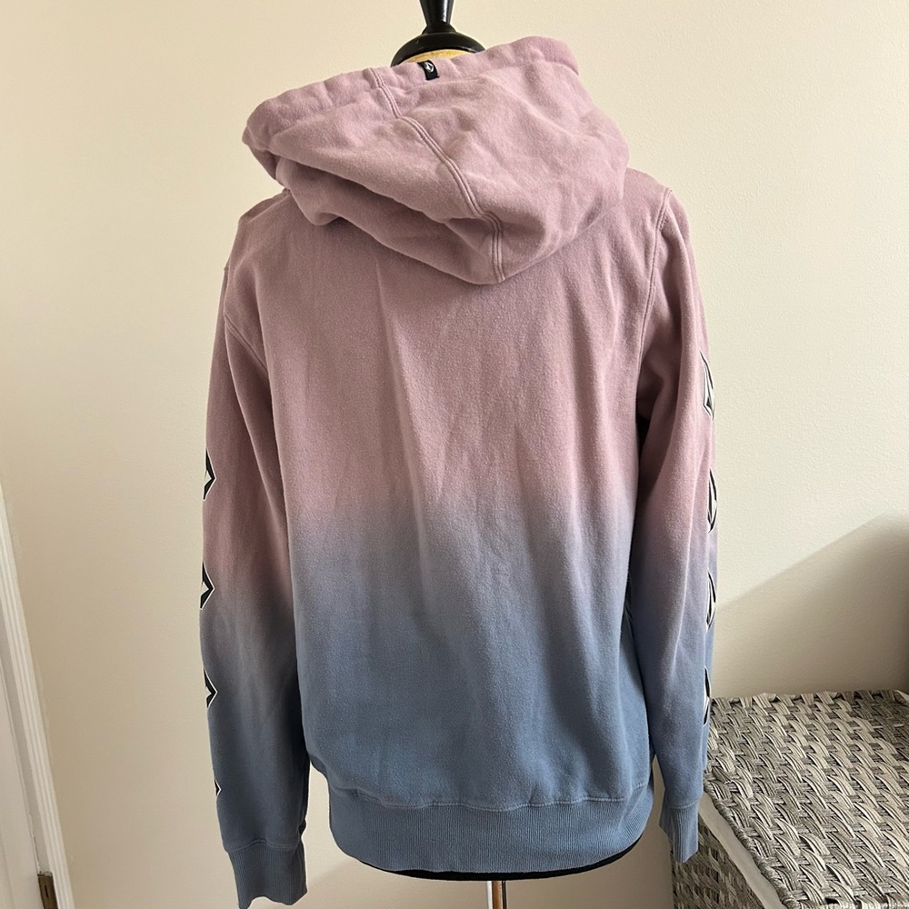 Volcom women’s pink/ purple blue hoodie, SizeL - Picture 4 of 8